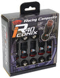 Project Kics 14X1.50 Black Lock w/ Capless Lug Nuts 16+4 Project Kics Lug Nuts  AXOPROS