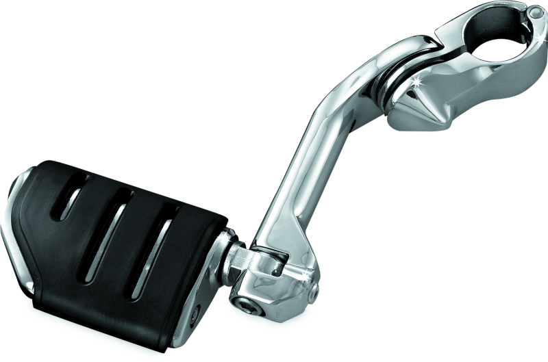 Kuryakyn Tour Tech Trident Dually 6in Back Arm With 1-1/4in Clamps Chrome Kuryakyn Footpegs  AXOPROS
