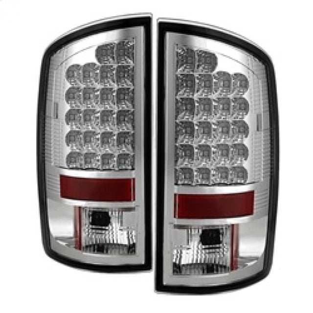 Spyder Dodge Ram 02-06 1500/Ram 2500/3500 03-06 LED Tail Light Chrome ALT-YD-DRAM02-LED-C SPYDER Tail Lights  AXOPROS