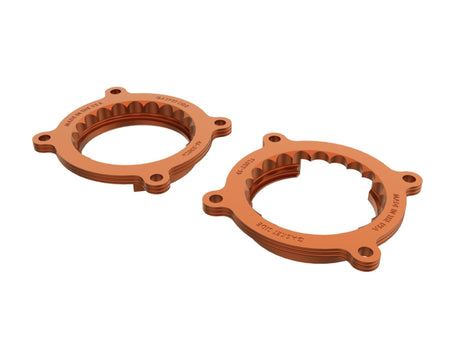 aFe 2024 Ford Mustang GT/ 2024 Ford Mustang Dark Horse V8 5.0L Silver Bullet Throttle Body Spacer aFe Throttle Bodies  AXOPROS