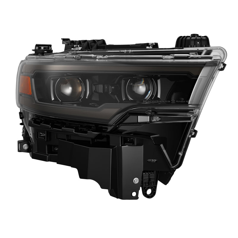 AlphaRex AlphaRex 25-26 Dodge Ram 1500 Luxx LED Proj Headlights -Alpha Black w/Activ Lit/Seq Signal/Switchbk Headlights aftermarket performance part