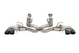 Corsa 2020-2024 Corvette C8 3in Valved Cat-Back 4.5in Blk Quad Tips - Fits Factory NPP Exhaust w/AFM CORSA Performance Catback  AXOPROS