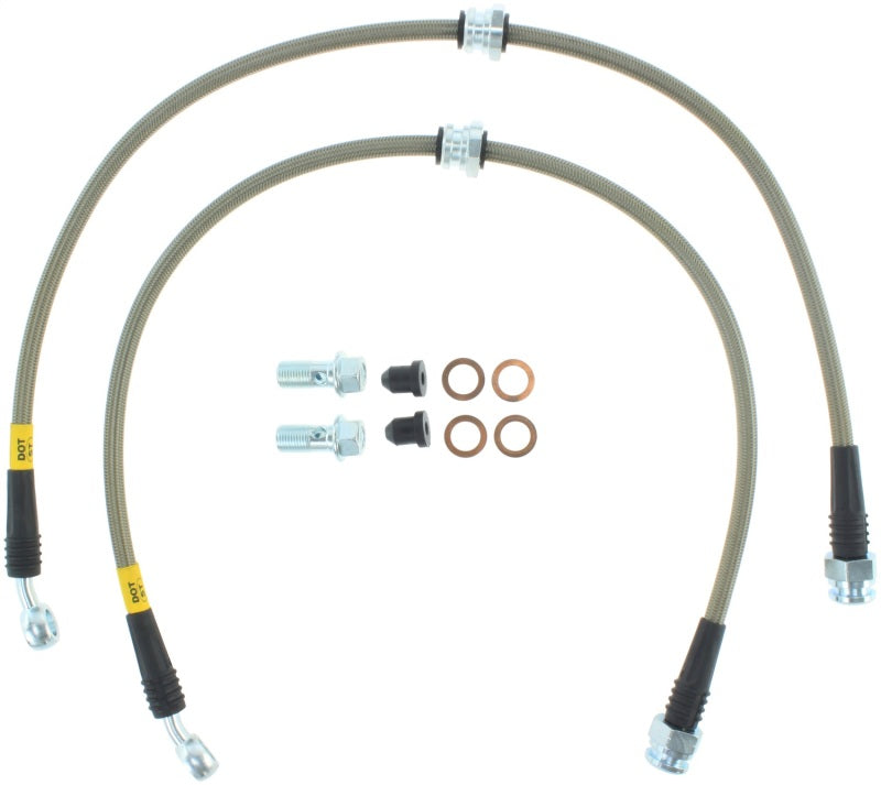 StopTech Stainless Steel Rear Brake lines for 03 MazdaSpeed Protege Stoptech Brake Line Kits  AXOPROS