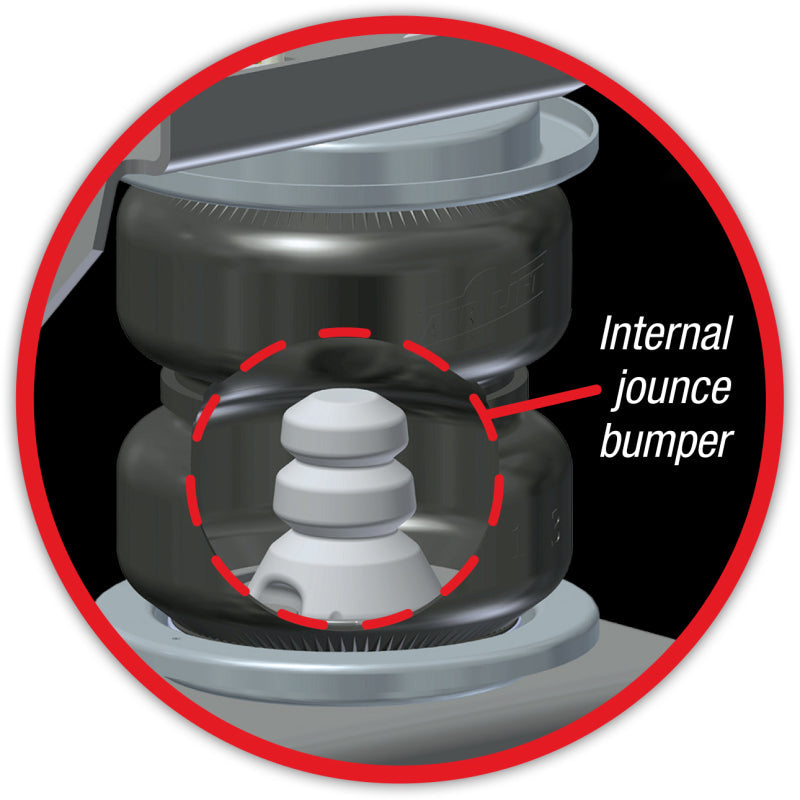 Air Lift Replacement Air Spring - Loadlifter 5000 Ultimate Bellows Type w/ internal Jounce Bumper Air Lift Air Springs  AXOPROS