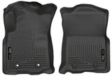 Husky Liners 2016 Toyota Tacoma w/ Auto Trans WeatherBeater Front Black Floor Liners Husky Liners Floor Mats - Rubber  AXOPROS