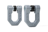 DV8 Offroad Elite Series D-Ring Shackles - Pair (Gray) DV8 Offroad Bumper Accessories  AXOPROS