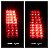 Xtune Chevy Silverado 1500/2500/3500 99-02 LED Tail Lights Red Clear ALT-ON-CS99-LED-RC SPYDER Tail Lights  AXOPROS