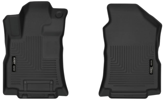 Husky Liners 19-23 Subaru Ascent X-Act Contour Black Front Seat Floor Liners Husky Liners Floor Mats - Rubber  AXOPROS