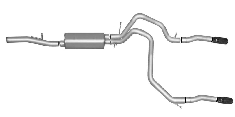 Gibson 10-19 Chevrolet Tahoe LS 5.3L 2.25in Cat-Back Dual Split Exhaust - Stainless Gibson Catback  AXOPROS