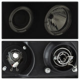 Spyder GMC Sierra 1500/2500 07-13 Projector Headlights LED Halo- LED Blk Smke PRO-YD-GS07-HL-BSM SPYDER Headlights  AXOPROS