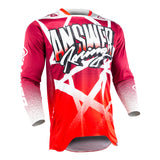 Answer Answer 26 LE Elite Chaos Artifacts Jersey 50 Years Dark Red/Red/White - Medium Jerseys aftermarket performance part