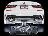 AWE Tuning 2019+ BMW M340i (G20) Resonated Touring Edition Exhaust (Use OE Tips) AWE Tuning Catback  AXOPROS