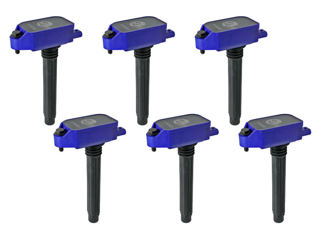 aFe 18-24 Jeep Wrangler JL V6 3.6L / 20-22 RAM 1500 V6 3.6L SCORCHER Ignition Coil - Set of 6 aFe Stock Replacement Ignition  AXOPROS
