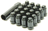 Wheel Mate Muteki Closed End Lug Nuts - Deep Black 12x1.25 Wheel Mate Lug Nuts  AXOPROS