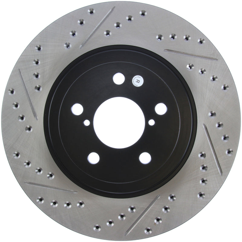 StopTech Slotted & Drilled Sport Brake Rotor Stoptech Brake Rotors - Slot & Drilled  AXOPROS