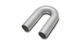 Vibrant 321 Stainless Steel 180 Degree Mandrel Bend 2.50in OD x 3.75in CLR 18 Gauge Wall Thickness Vibrant Steel Tubing  AXOPROS