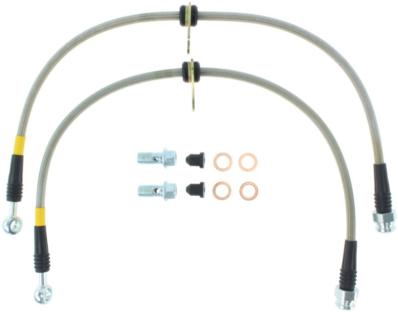 StopTech 91-05 Acura NSX Rear SS Brake Lines Stoptech Brake Line Kits  AXOPROS