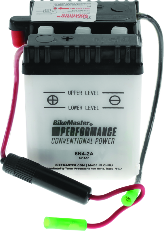 BikeMaster Battery - 6N4-2A BikeMaster Batteries  AXOPROS