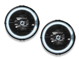 Raxiom 05-12 Ford Mustang GT LED Halo Fog Lights (Smoked) Raxiom Headlights  AXOPROS