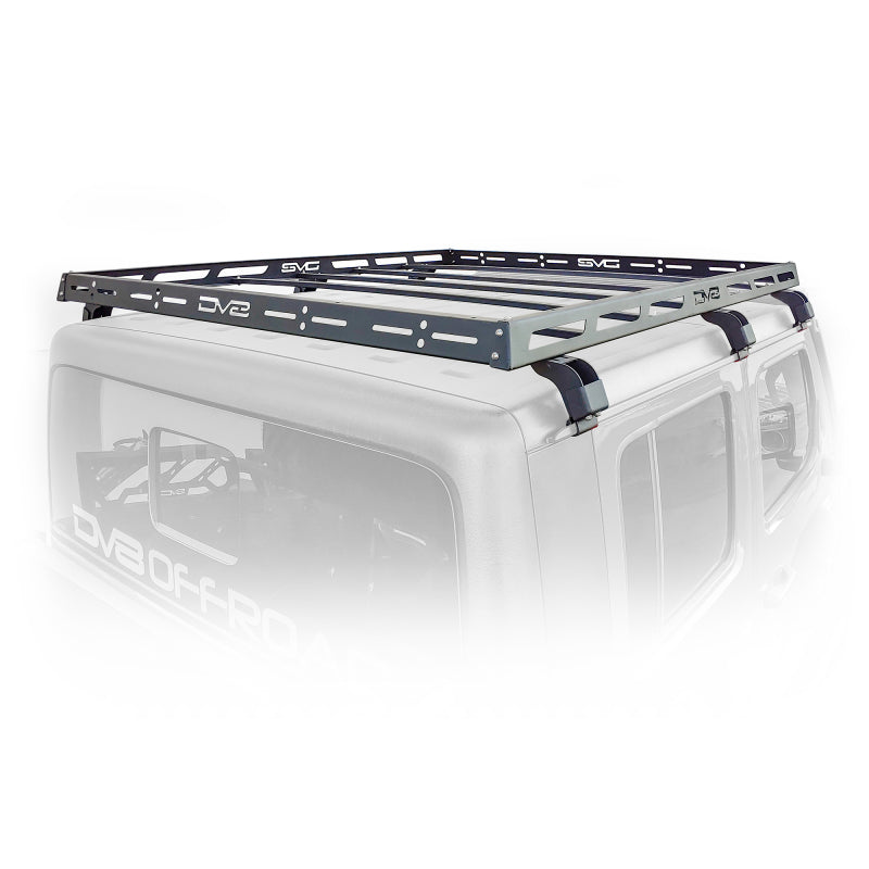 DV8 Offroad 07-18 Jeep Wrangler JK 4 DR / JL 2 DR & JT / 18+ Gladiator Roof Rack DV8 Offroad Roof Rack  AXOPROS
