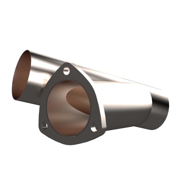 QTP 3in Weld-On QTEC Exhaust Cutout Y-Pipe QTP Y Pipes  AXOPROS