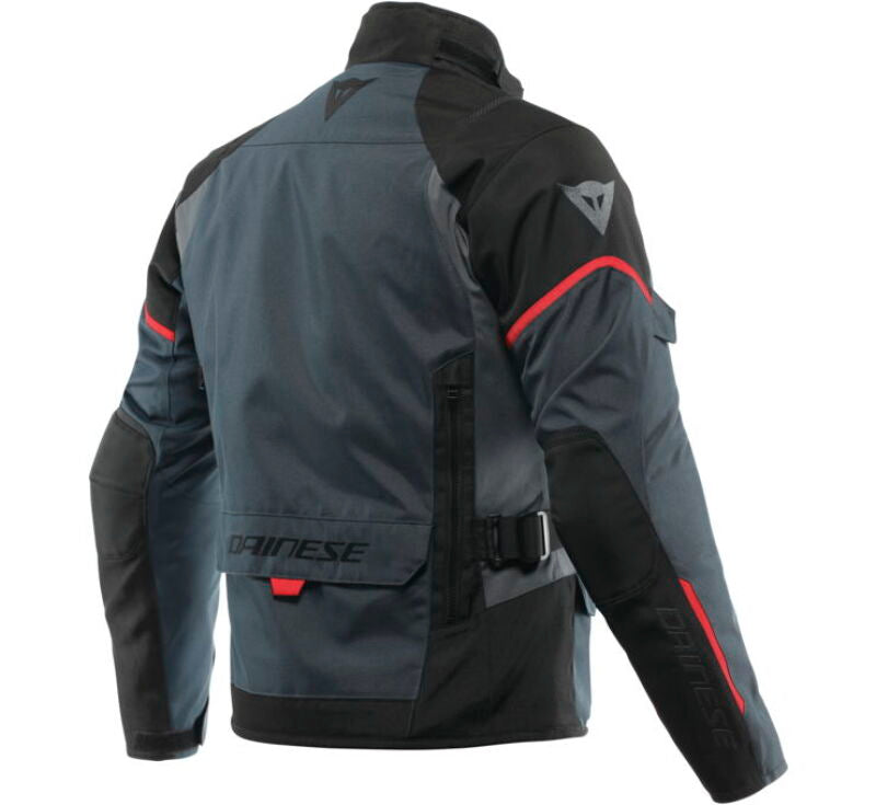Dainese Tempest 3 D Dry Jacket Ebony/Black/Lava Red Size - 60 Dainese Jackets - Textile  AXOPROS
