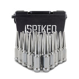 Mishimoto Mishimoto Steel Spiked Lug Nuts M12 x 1.5 24pc Set Chrome Mishimoto Lug Nuts  AXOPROS