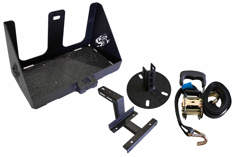 Fishbone Offroad Spare Tire Jerry Can Mount Fishbone Offroad Truck Bed Rack  AXOPROS