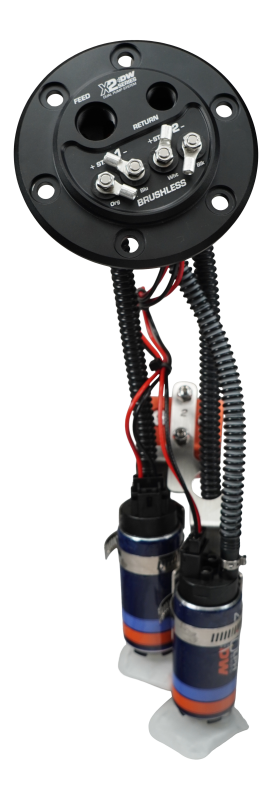 DeatschWerks DeatschWerks X2 Pump Hanger w/ Dual DW420 for 92-00 Honda Civic Fuel Pumps aftermarket performance part