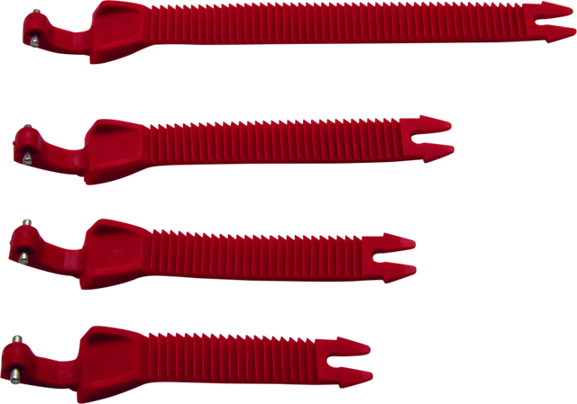 Answer AR1 Boot Strap Kit Red - Youth Answer Motorcycle Boots  AXOPROS