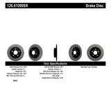 StopTech 13 Ford Focus ST Slotted Right Rear Rotor Stoptech Brake Rotors - Slotted  AXOPROS