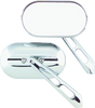 Kuryakyn Magnum Mirrors Small Flat Glass Chrome Kuryakyn Rear View Mirrors  AXOPROS