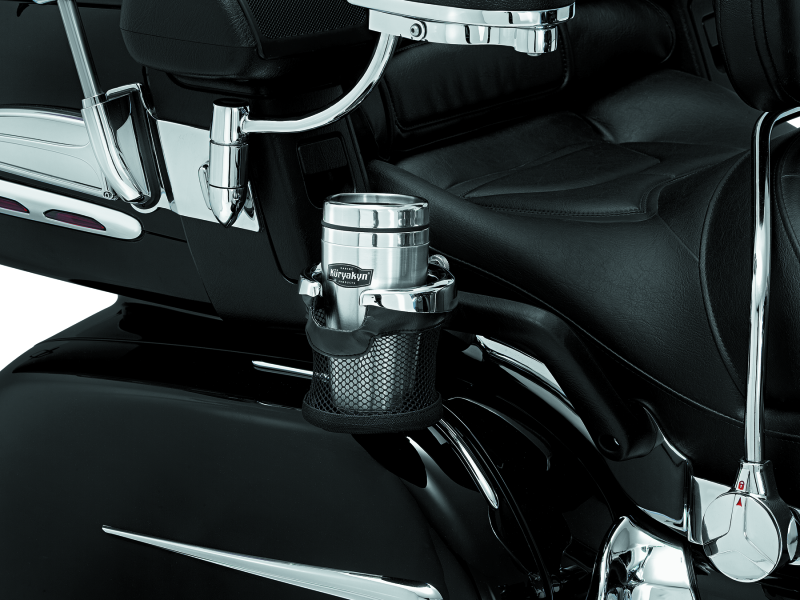 Kuryakyn Passenger Drink Holder 01-17 GL1800 Chrome Kuryakyn Cup Holders  AXOPROS
