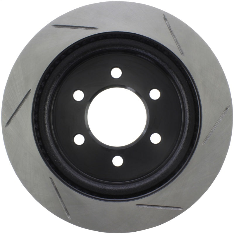 StopTech 2018 Ford F-150 Sport Slotted Rear Right Brake Rotor Stoptech Brake Rotors - Slotted  AXOPROS