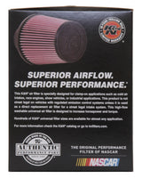 K&N Universal Rubber Filter 3 1/2inch ID FLG / 6inch Base / 4-5/8inch Top / 6inch Height K&N Engineering Air Filters - Universal Fit  AXOPROS