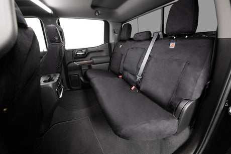 Covercraft Covercraft 19-24 Chevrolet Silverado Carhartt Super Dux SeatSaverFront Row Seat Covers - Blk Seat Covers aftermarket performance part