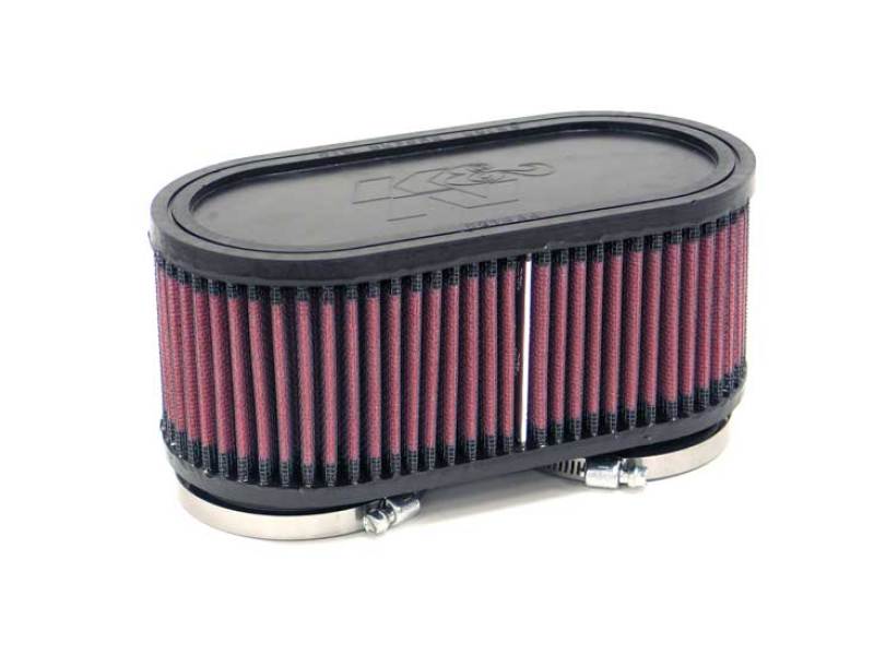 K&N Filter Universal  Filter 2 3/8 inch Dual Flange 107mm C-C 3 inch Height K&N Engineering Air Filters - Universal Fit  AXOPROS
