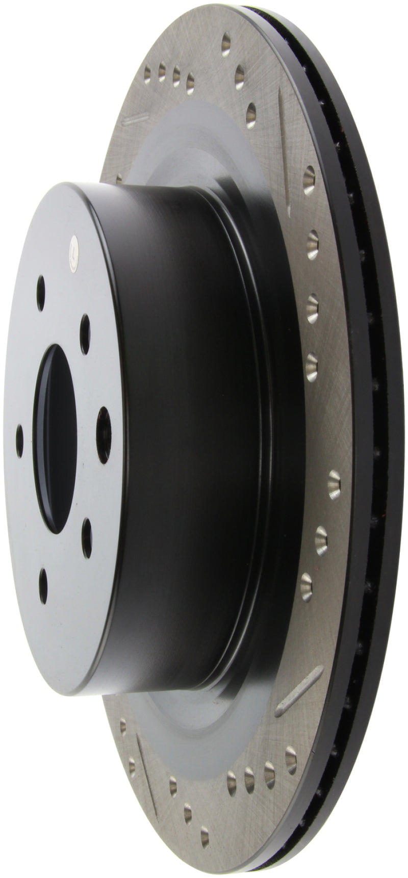 StopTech 06-07 350Z / 05-07 G35 / 06-07 G35X SportStop Slotted & Drilled Rear Left Rotor Stoptech Brake Rotors - Slot & Drilled  AXOPROS