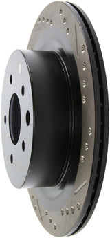 StopTech 06-07 350Z / 05-07 G35 / 06-07 G35X SportStop Slotted & Drilled Rear Left Rotor Stoptech Brake Rotors - Slot & Drilled  AXOPROS