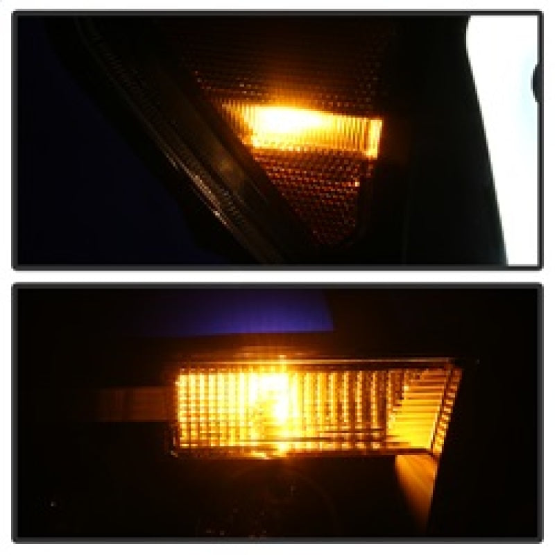 Xtune Toyota Tundra 07-13 LED Light Bar Projector Headlights Black PRO-JH-TTU07-LED-BK SPYDER Headlights  AXOPROS