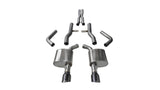 Corsa 2015-2023 Dodge Charger SRT/Scat Pack/R/T 6.4L Black Xtreme Cat-Back Exhaust CORSA Performance Catback  AXOPROS