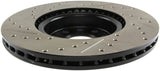 StopTech Slotted & Drilled Sport Brake Rotor Stoptech Brake Rotors - Slot & Drilled  AXOPROS