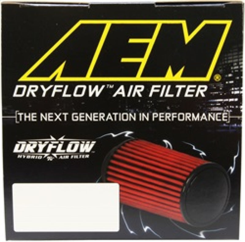 AEM Induction AEM 5.5in Base OD x 4.75in Top OD x 5in Height Conical Dryflow Air Filter Air Filters - Universal Fit aftermarket performance part