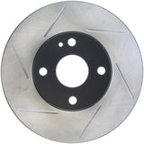 StopTech Power Slot 94-97/99-05 Mazda Miata (01-05 Normal Suspension Only) Slotted Front Right Rotor Stoptech Brake Rotors - Slotted  AXOPROS