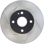 StopTech Power Slot 94-97/99-05 Mazda Miata (01-05 Normal Suspension Only) Slotted Front Right Rotor Stoptech Brake Rotors - Slotted  AXOPROS