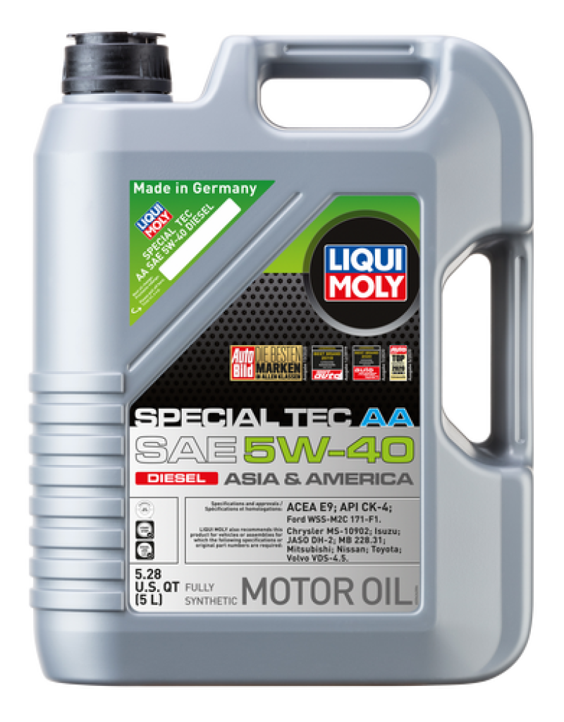 LIQUI MOLY 5L Special Tec AA Motor Oil SAE 5W40 Diesel LIQUI MOLY Motor Oils  AXOPROS