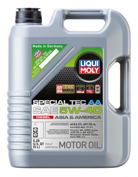 LIQUI MOLY 5L Special Tec AA Motor Oil SAE 5W40 Diesel LIQUI MOLY Motor Oils  AXOPROS