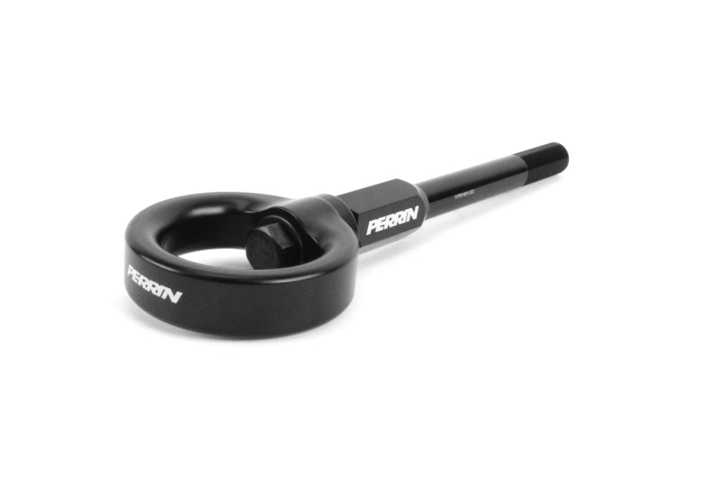 Perrin 02-07 Subaru WRX/STI Tow Hook Kit (Front) - Flat Black Perrin Performance Tow Hooks  AXOPROS