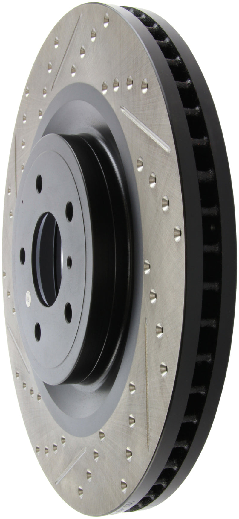 StopTech Infiniti G37 / Nissan 370Z SportStop Slotted & Drilled Front Right Rotor Stoptech Brake Rotors - Slot & Drilled  AXOPROS