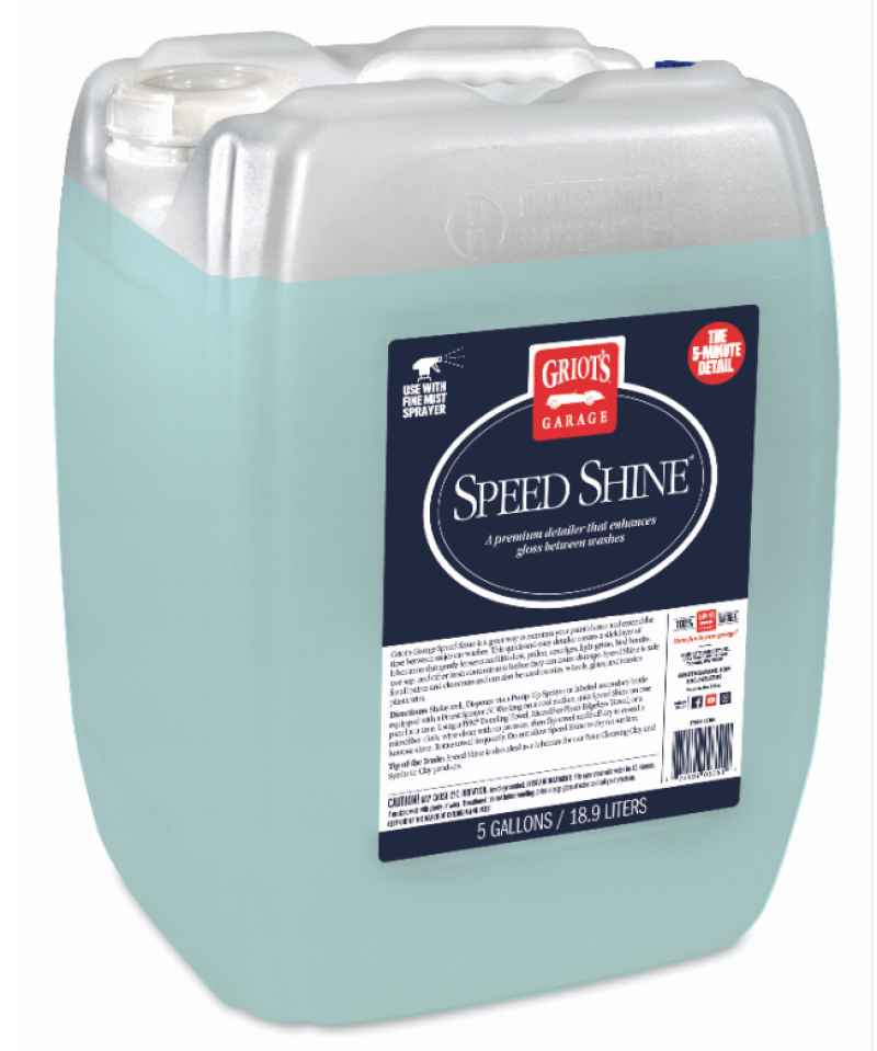 Griots Garage Speed Shine - 5 Gallons (Minimum Order Qty of 2 - No Drop Ship) Griots Garage Car Waxes  AXOPROS